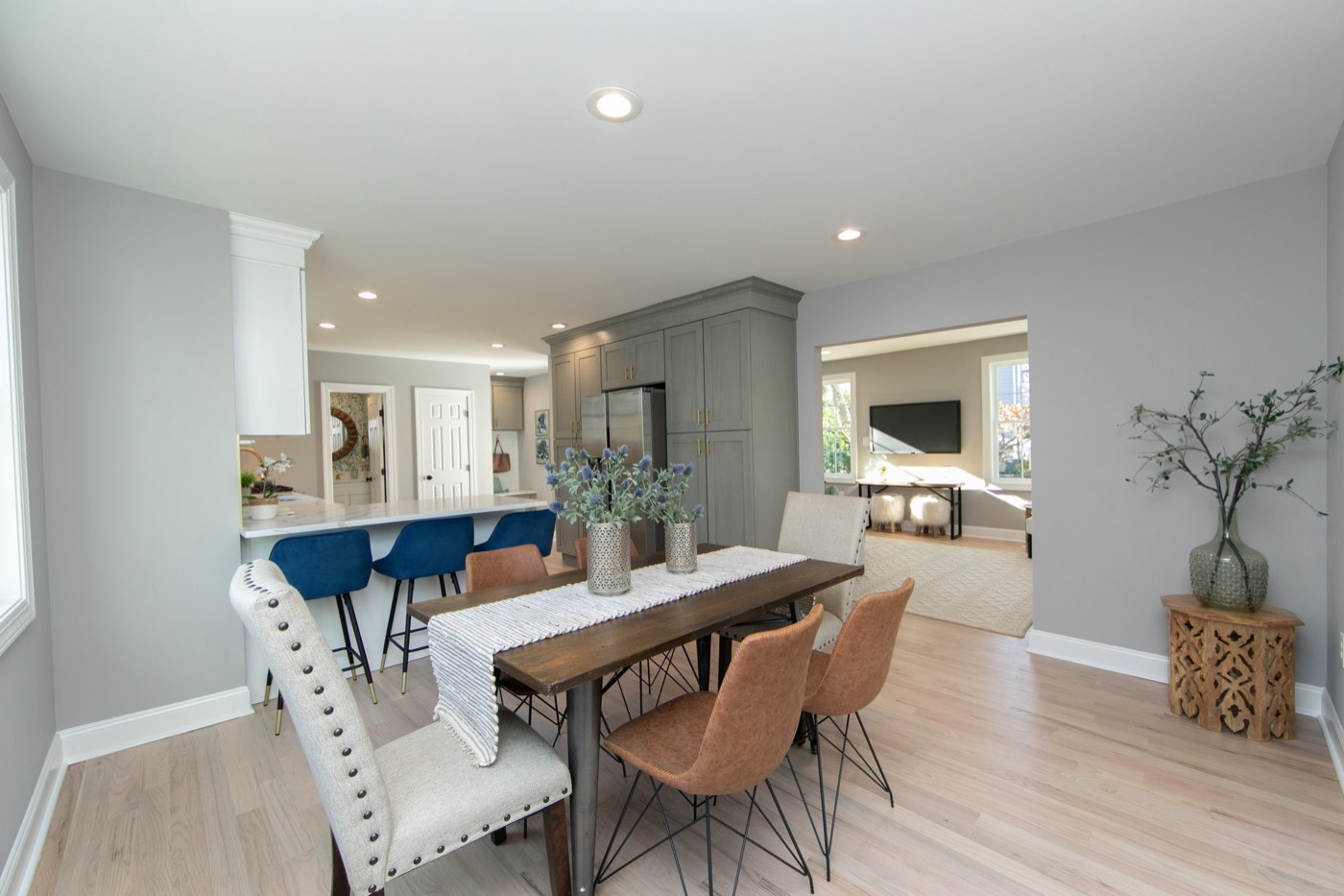 Renovated open concept interior, Stokes Rd