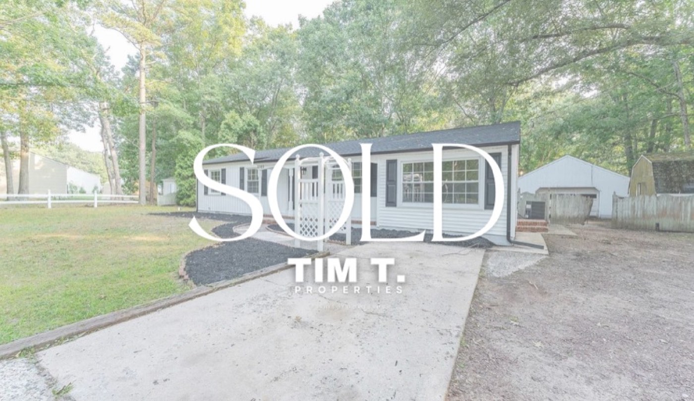 Sold by Tim T Properties